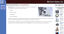 Desktop Screenshot of mccannsales.com